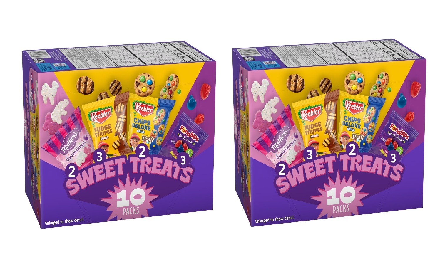 Keebler Sweet Treat Variety Pack 10 Count Box Includes Chips Deluxe Funables 9.4