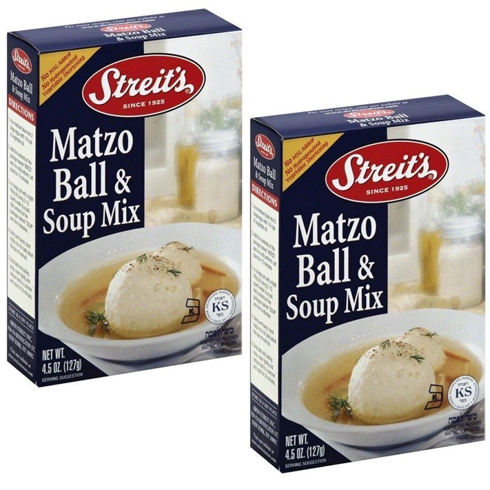 Streit’s Matzo Ball & Soup Mix Kosher For Passover 4.5 Oz. (2 Pack)