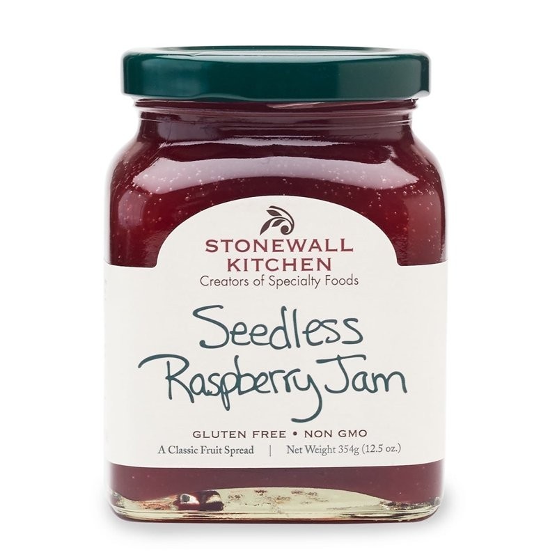Stonewall Kitchen, non GMO, Seedless Raspberry Jam, 12.5 oz. Jar….