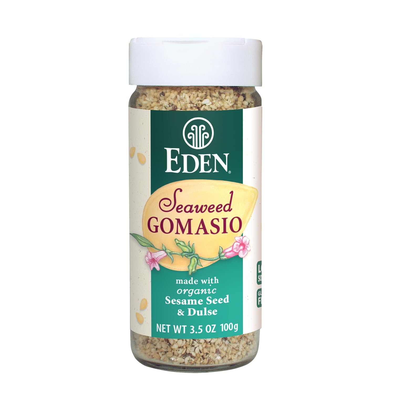 Organic Seaweed Gomasio, 3.5 oz Galss Jar, Sesame Salt