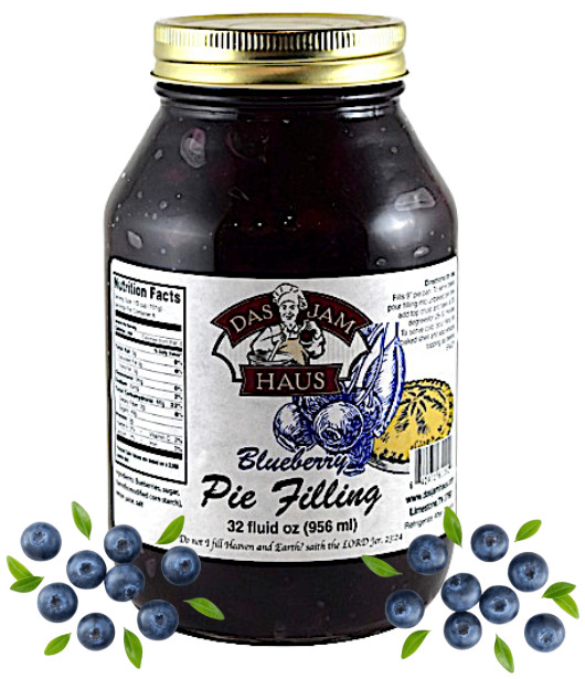 Pie Fillings Gourmet Handmade 7 Varieties 32oz 1 Quart ~All Natural Ingredients