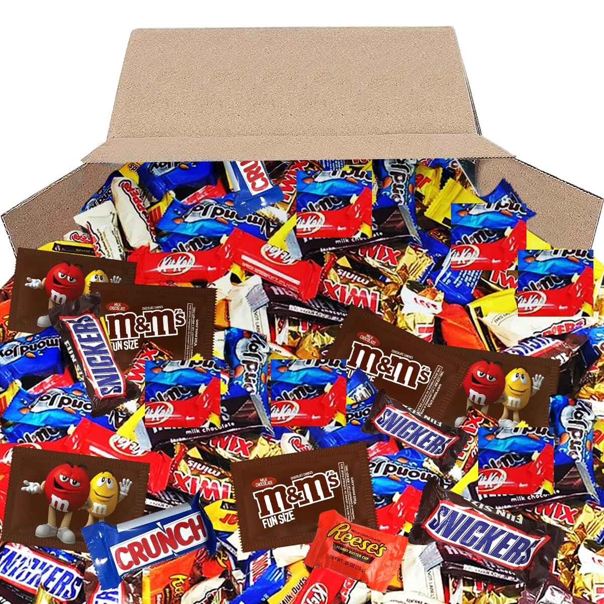Fun Size Assorted Chocolate Bulk Mix Variety Pack – 2 Lb /3 Lb /4 Lb /5 Lb /6 Lb