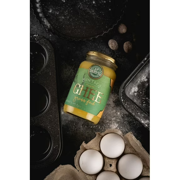 Servio Grass Fed Non-GMO Traditional Ghee Clarified Butter, Shelf-Stable, 10.58