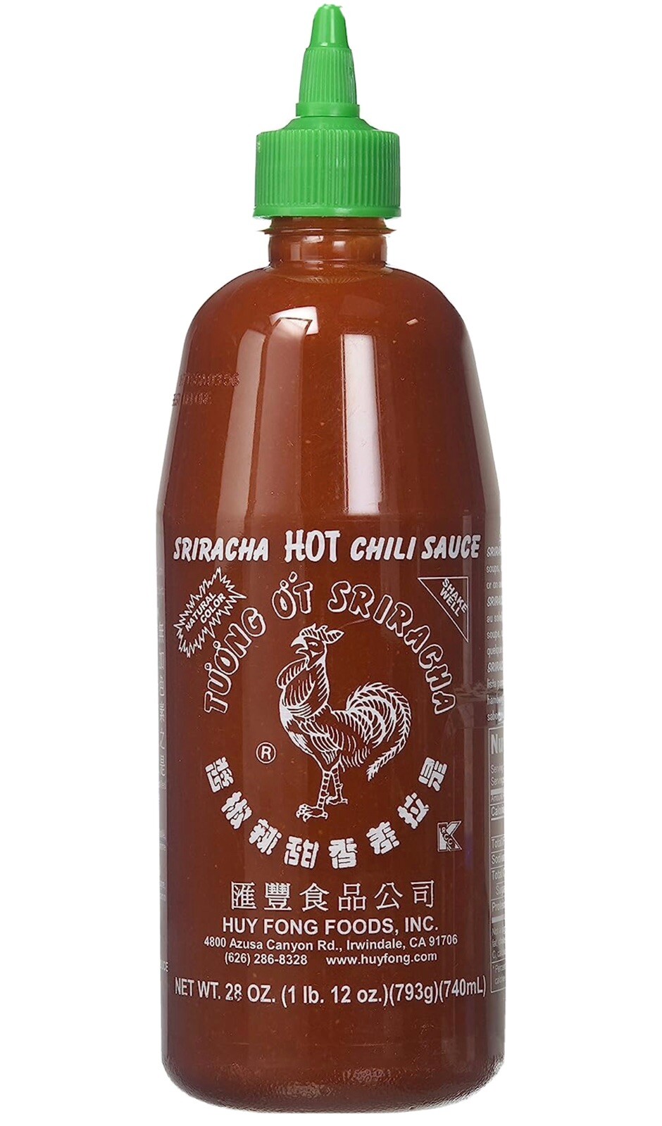 Huy Fong Sriracha 28 oz. Large Bottle Hot Chili Sriracha Sauce SHIPPING ASAP