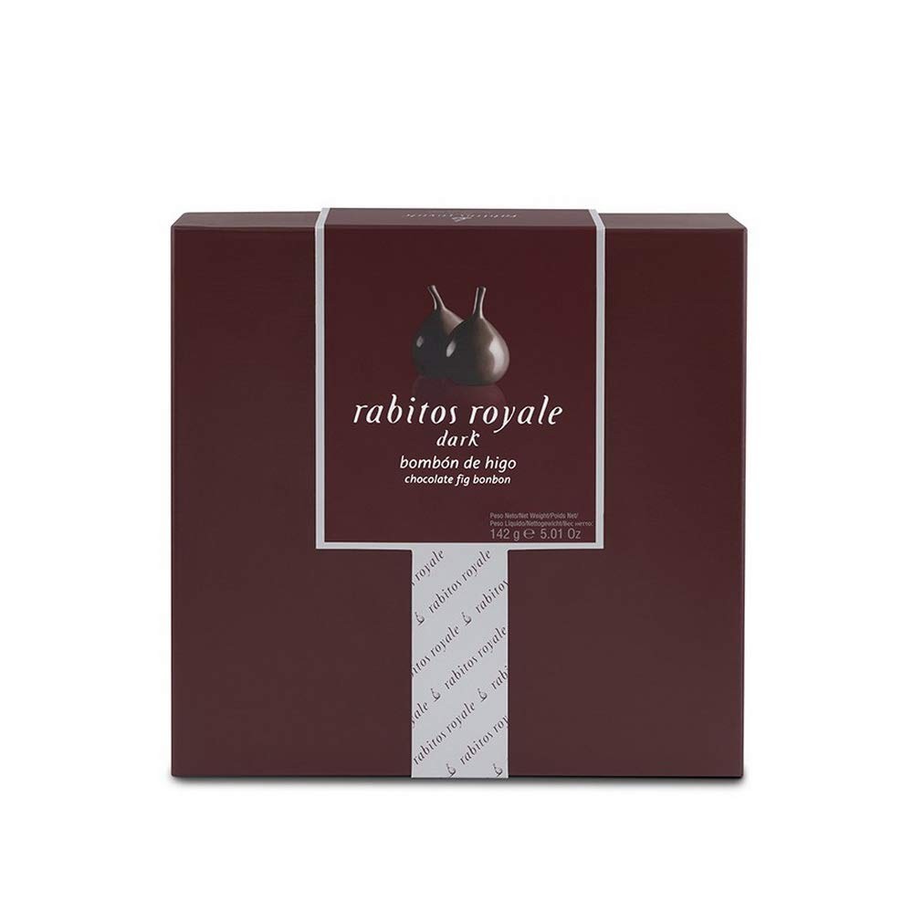 Rabitos Royale Dark Chocolate Covered Fig (8 Pieces / 8 Count (Pack of 1)