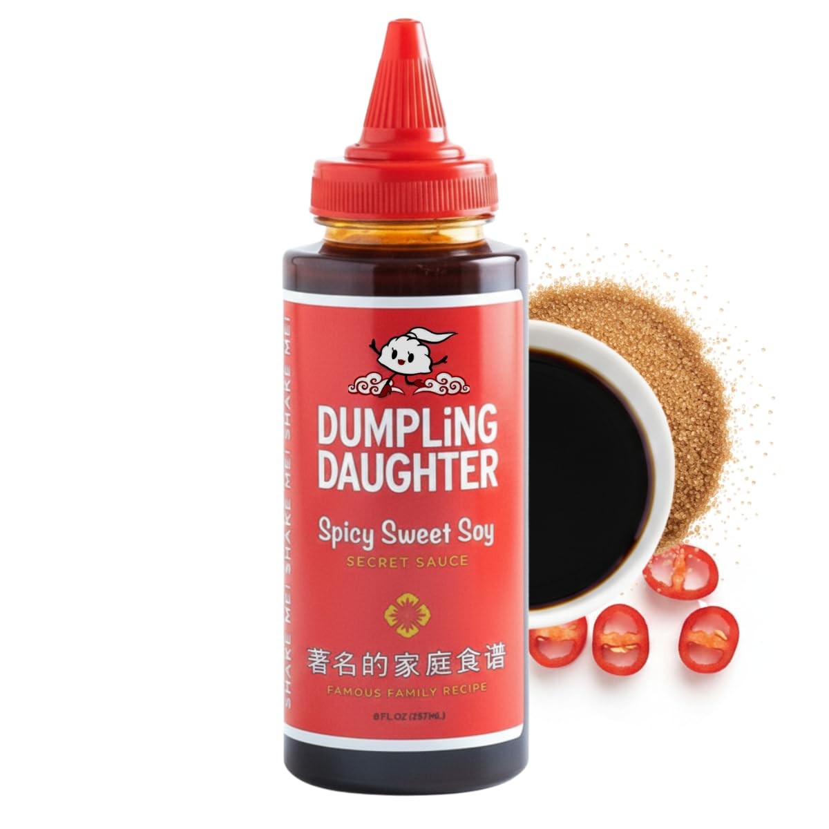 Dumpling Daughter Spicy Sweet Soy Brown Sugar Sweetened Dumpling Sauce 8oz