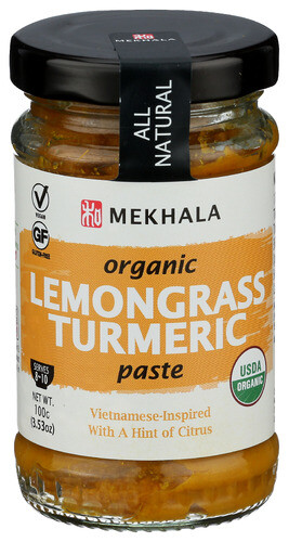 Mekhala Paste Lemongrass Turmeric 100 gm 3.53 oz (Pack Of 6)
