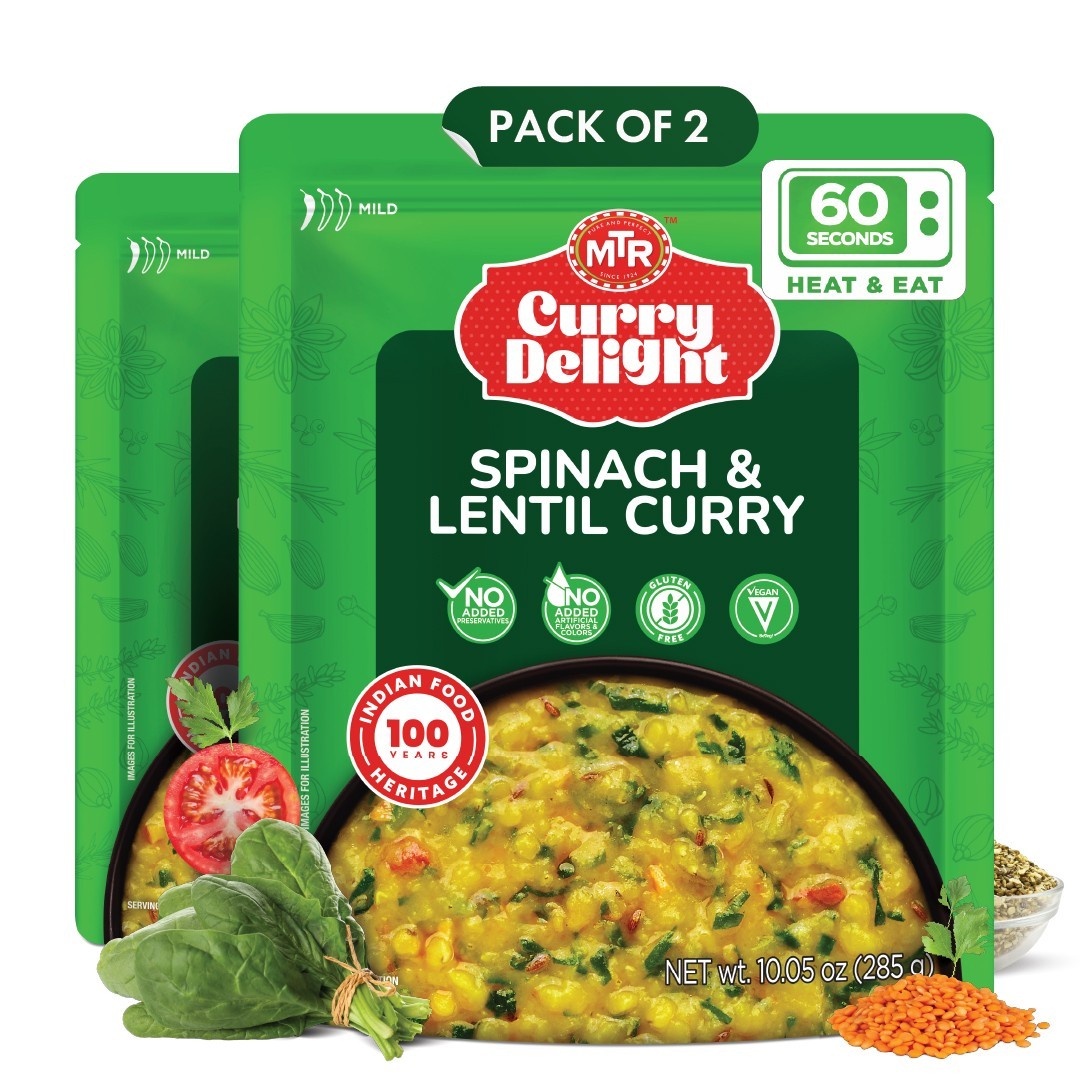 MTR Curry Delight | 100% Veg | No Added Preservatives | (285g x Pack of 2)