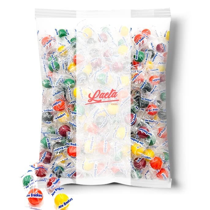 Jawbreakers Mini Hard Candy Fruit Flavored Assortment, Individually Wrapped (…
