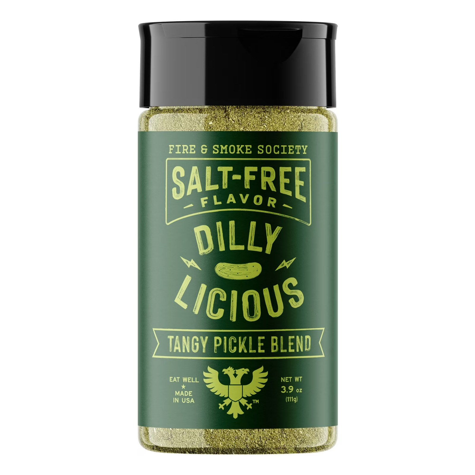 Fire & Smoke Society Salt Free Dilly Licious BBQ Chicken and Potato Seasoning, 3