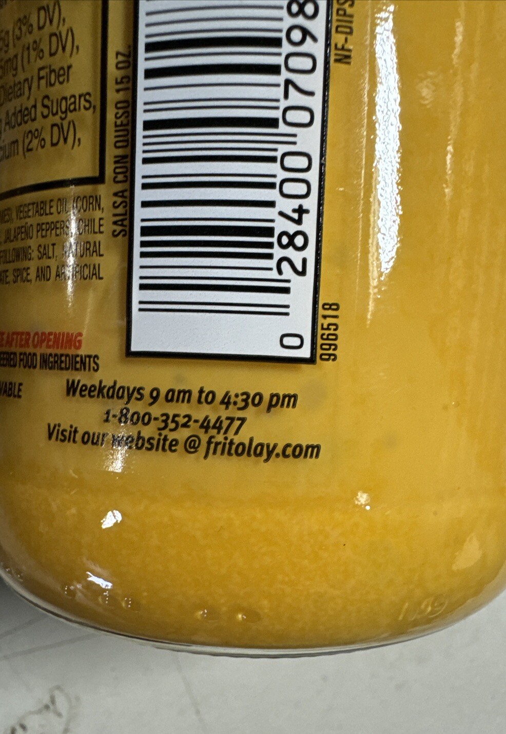 (3) JARS Tostitos Medium Salsa Con Queso 15 oz chips burritos Real Cheese