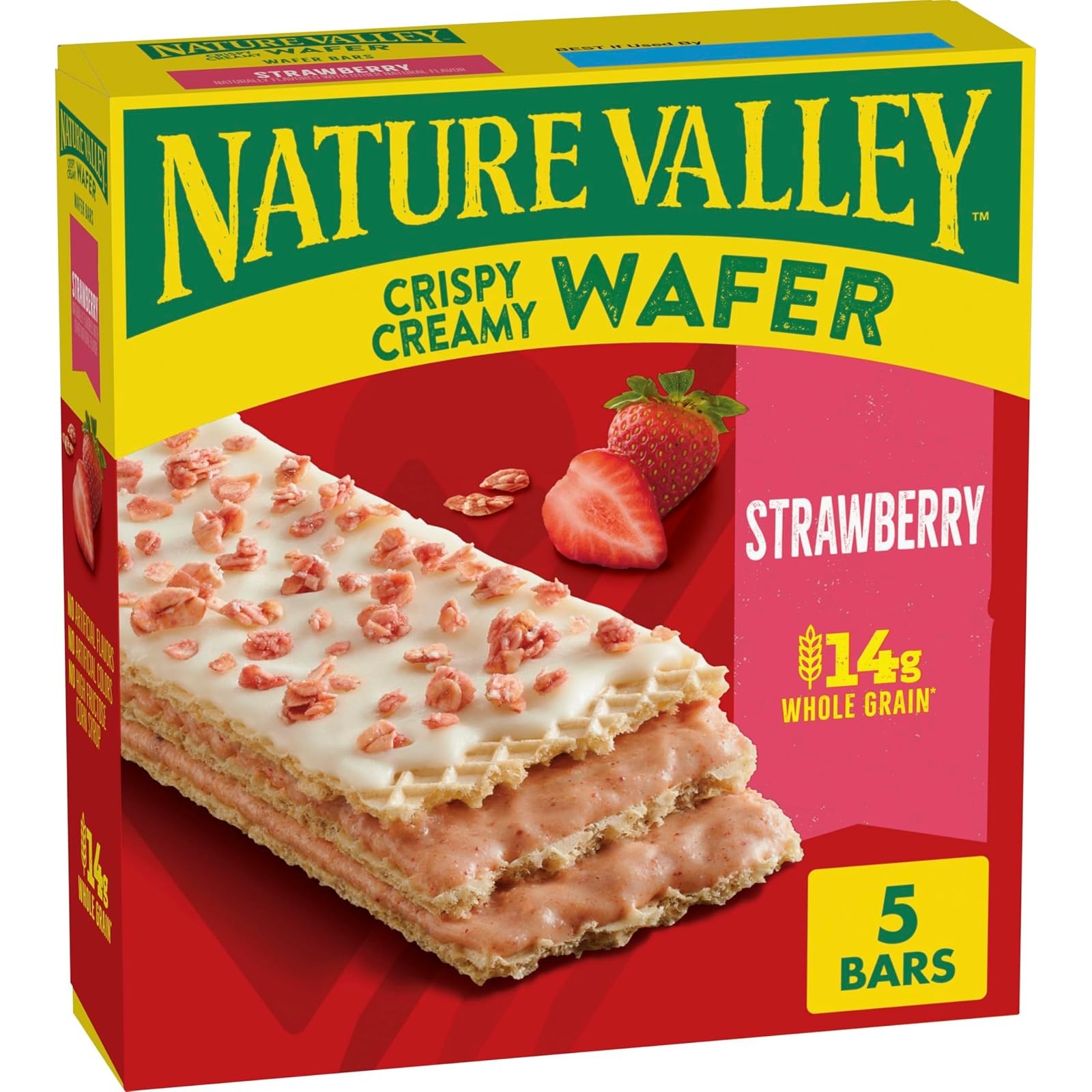 Nature Valley Crispy Creamy Wafer Bars Strawberry 5ct