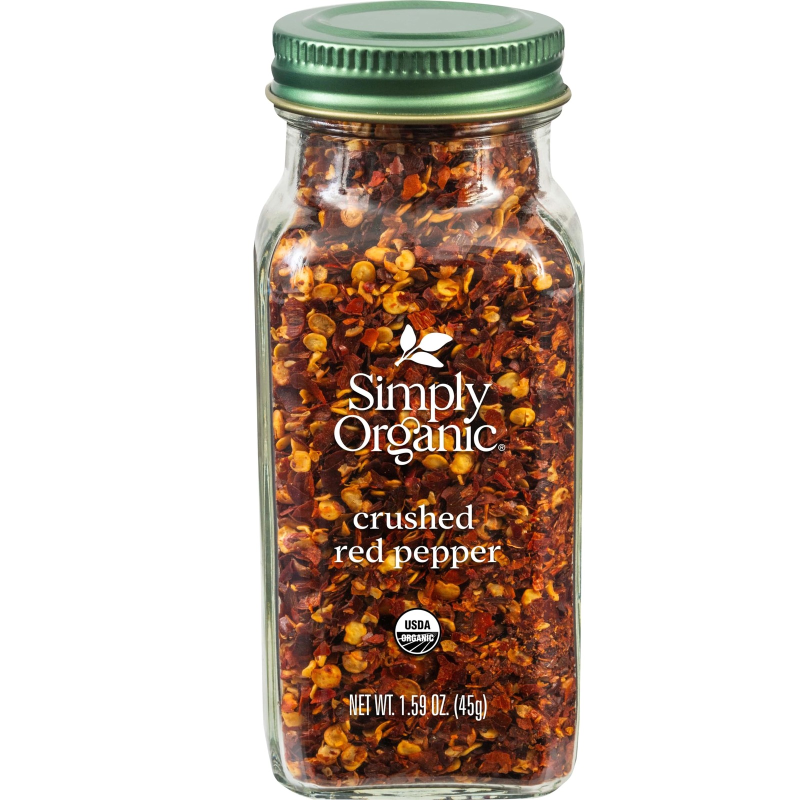 Simply Organic Crushed Red Pepper, Certified 1.59 oz (1-Pack), Default