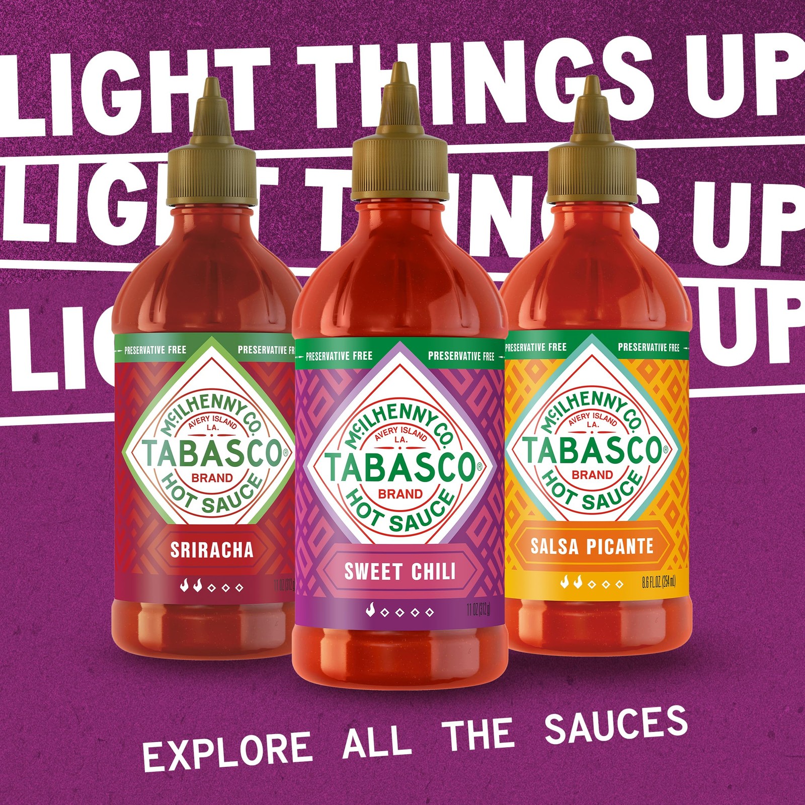 TABASCO Brand Sweet Chili Sauce Mild Hot Sauce Easy-to-Squeeze Bottle Perfect