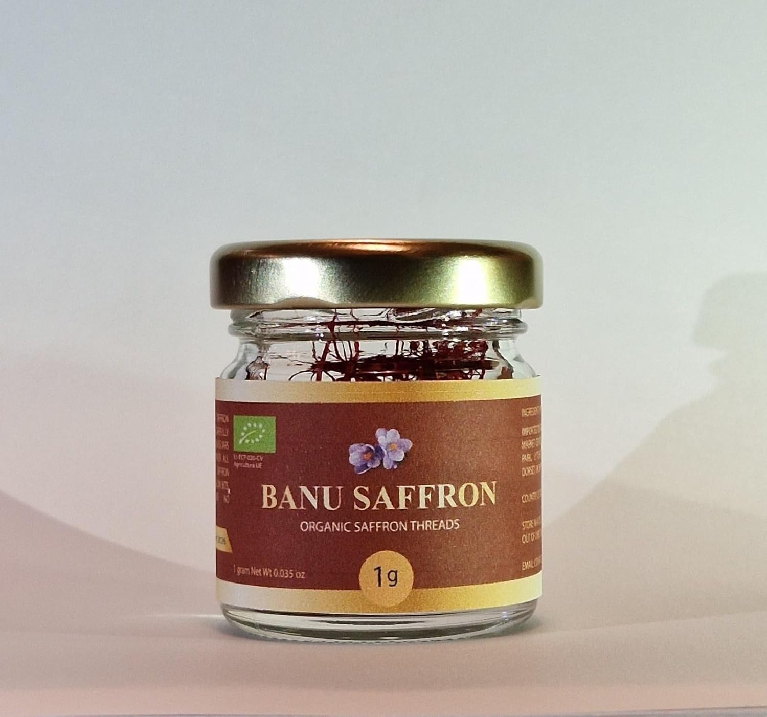 4 Grams of Organic All Red Saffron Threads – Perfect for Tea, Risotto & Curries