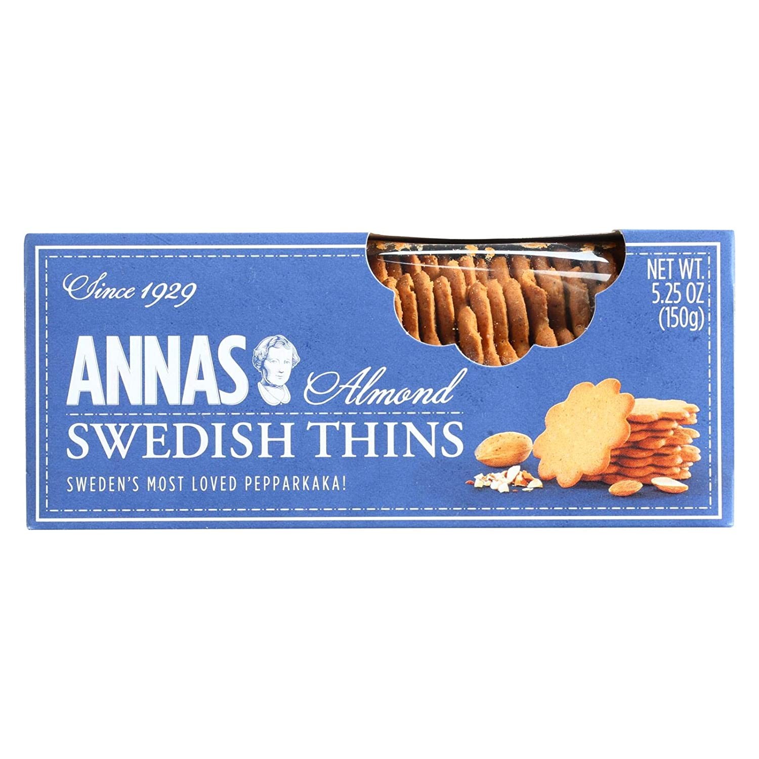 Anna’s Almond Thins Swedish Cookies 5.25 Oz