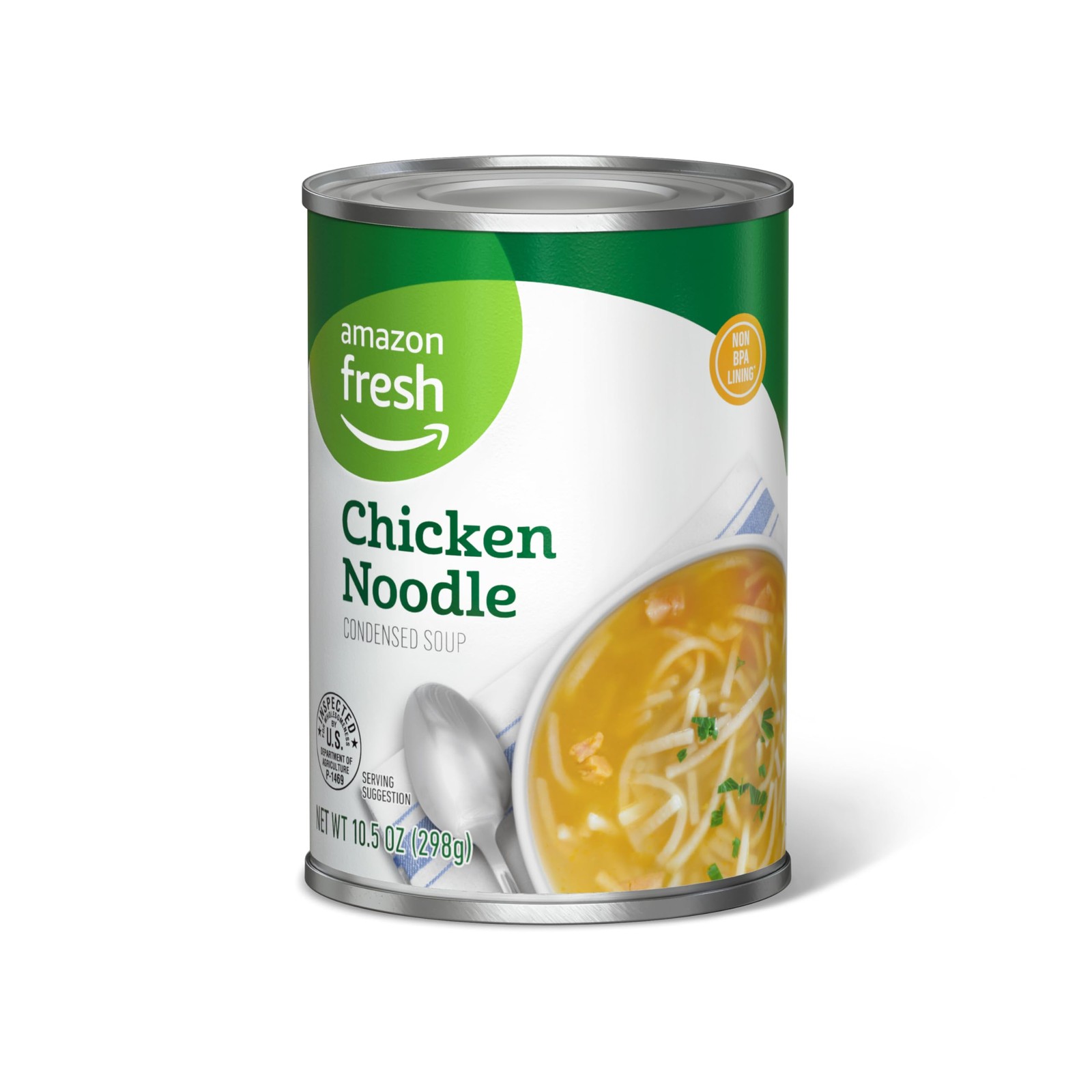 Amazon Fresh, Chicken Noodle, Condensed Soup, 10.5 Oz Fl (Pack of 1)