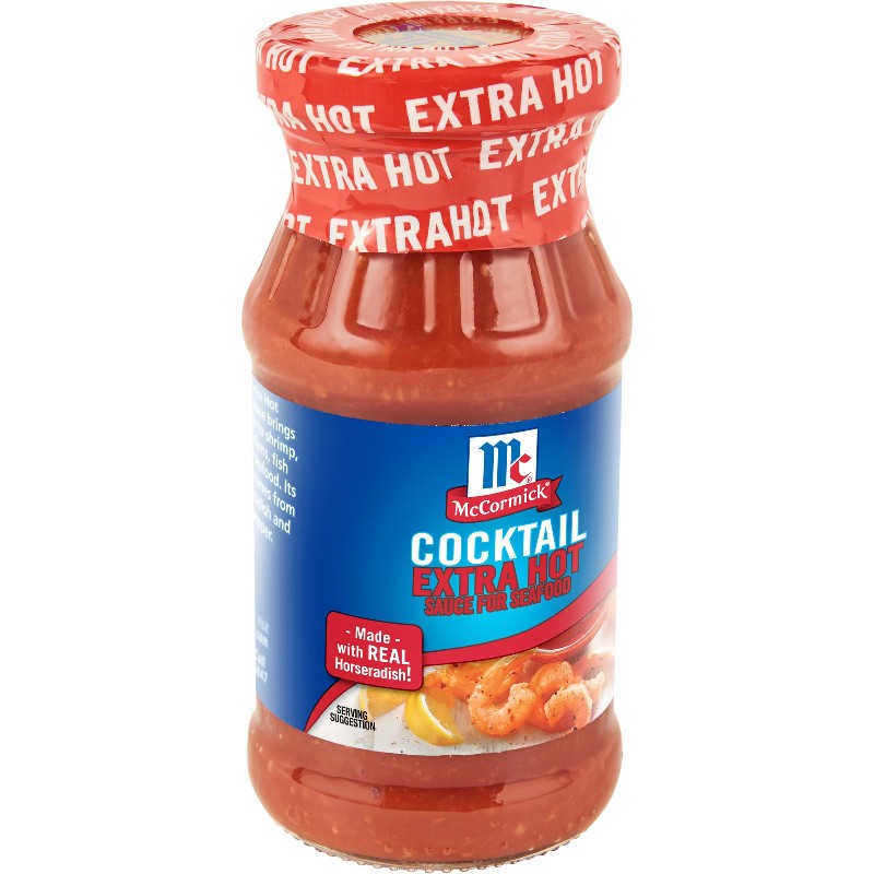 3x McCormick Extra Hot Cocktail Sauce Seafood Condiment Spicy Cooking New 8oz Lo