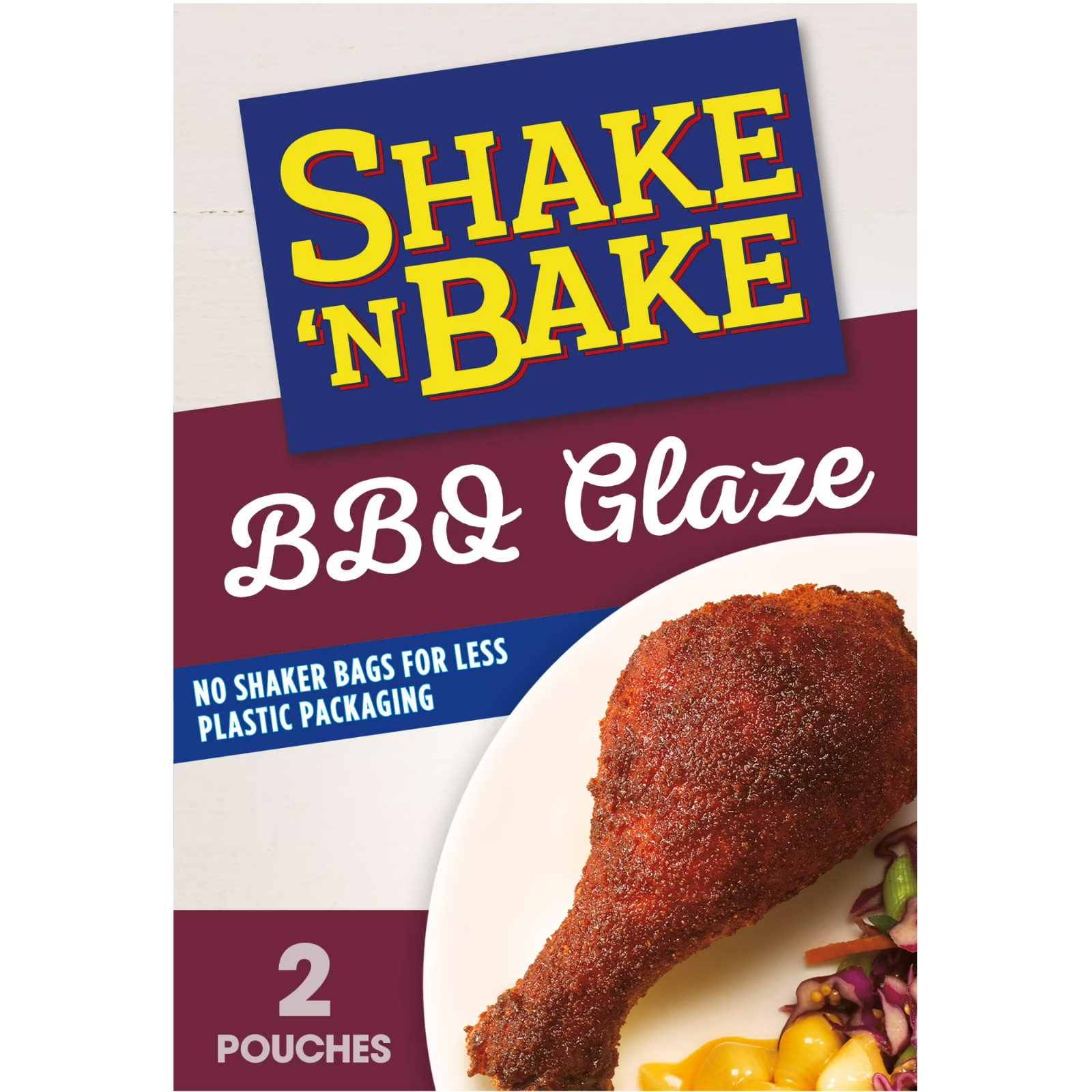 2 PACK – Kraft Shake N Bake BBQ Glaze Seasoned Coating Mix 6 oz (Total 12 oz)…