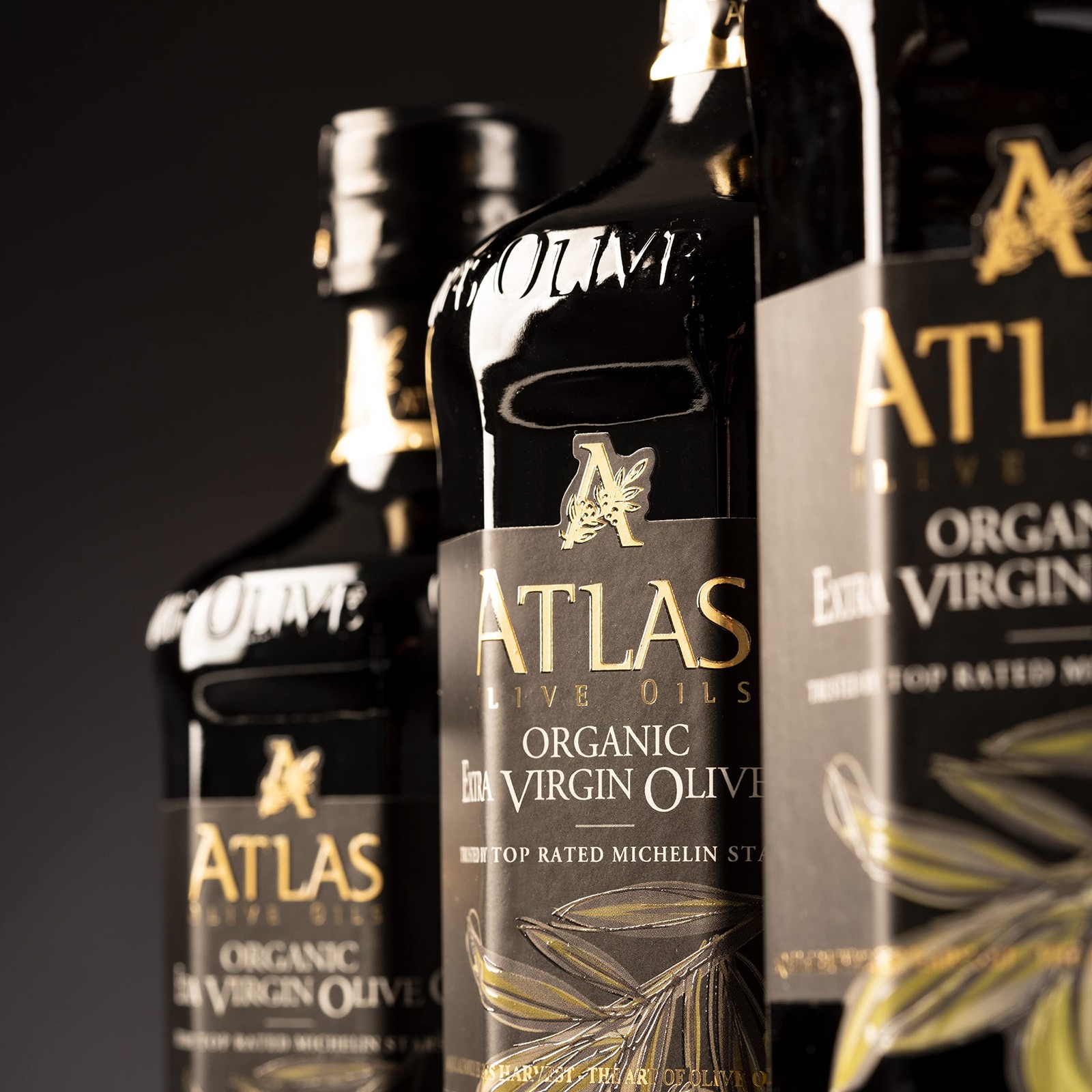 Atlas Organic Cold Pressed Moroccan Extra Virgin Olive 17 Fl Oz (Pack of 1)