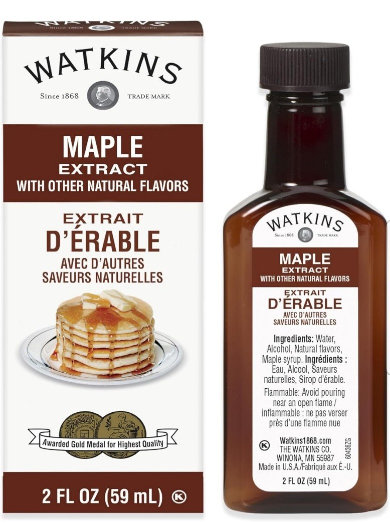 Watkins Maple Extract Flavoring 2 Fl Oz Gluten Free Non GMO Fast Shipping