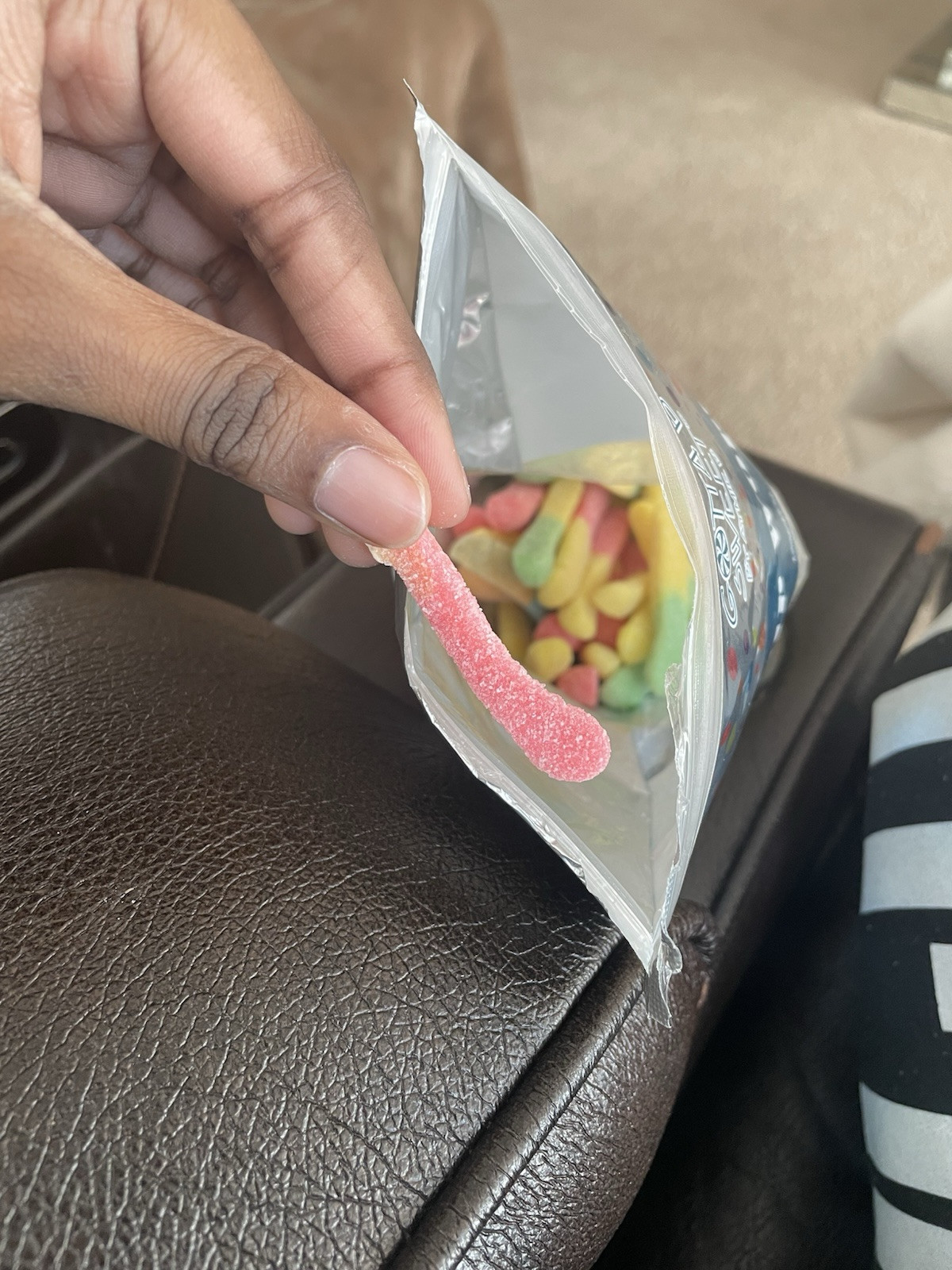 A Sour Worm That Isn’t Multicolored