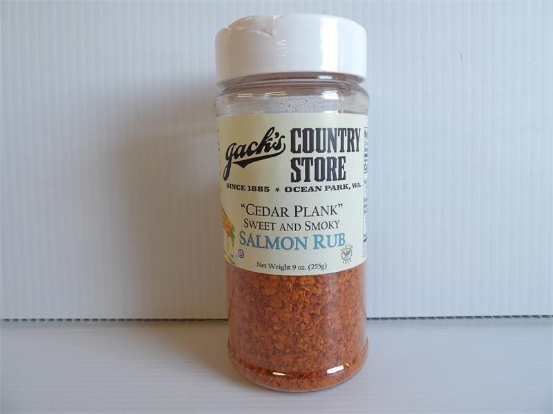 Jack’s «Cedar Plank» Sweet and Smoky Salmon Rub, 9 oz.