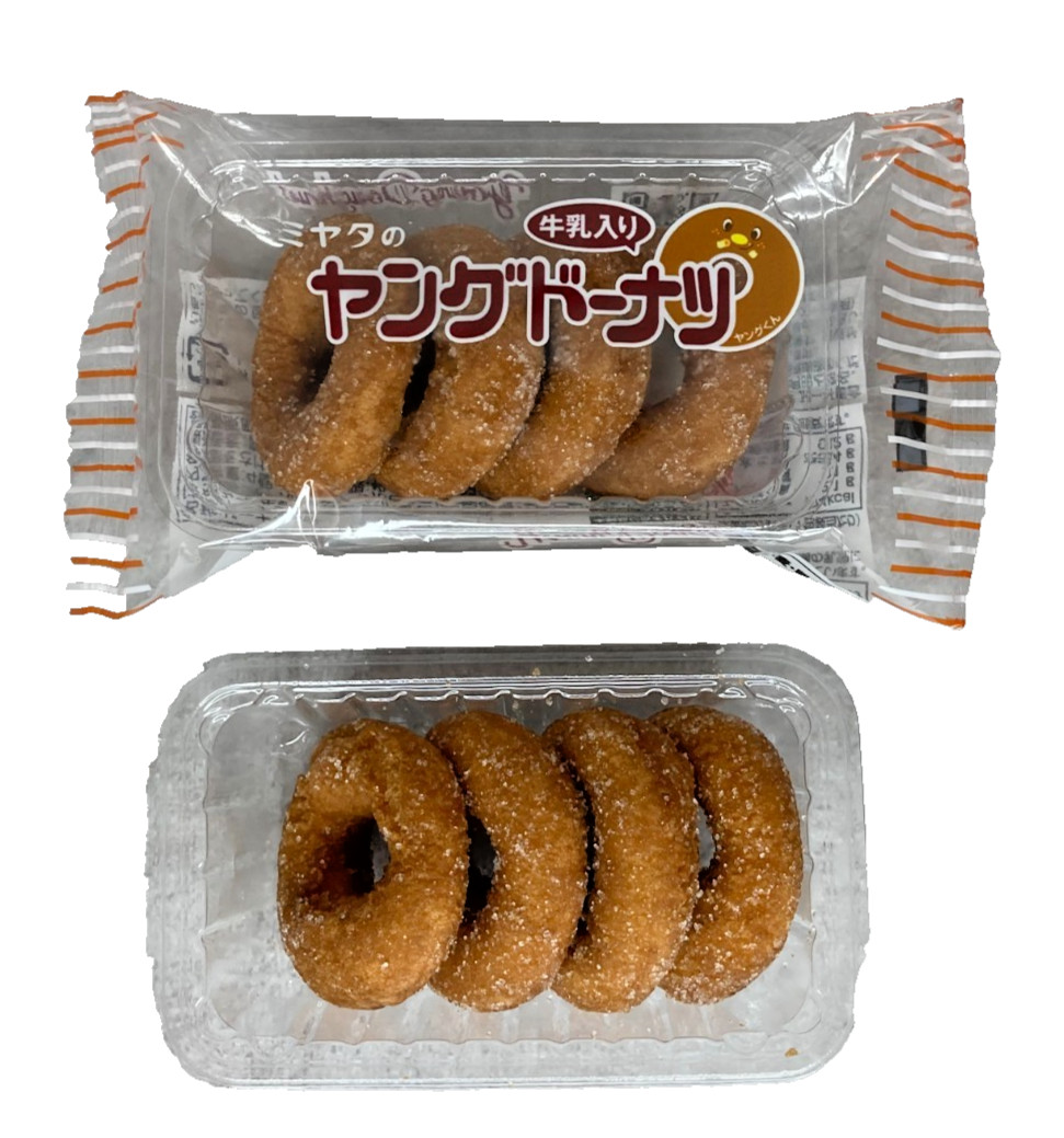 Japan Mini Donuts Miyata Seika Young Donuts – 4 Pieces × 20 bags