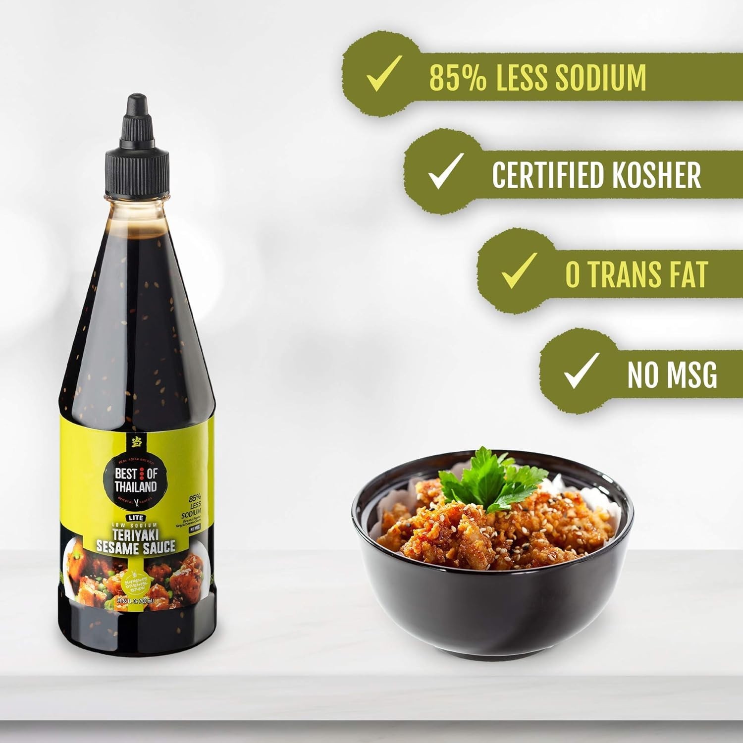 Authentic Low-Sodium Sesame Teriyaki Sauce – Gluten Free Duo (2 Bottles)
