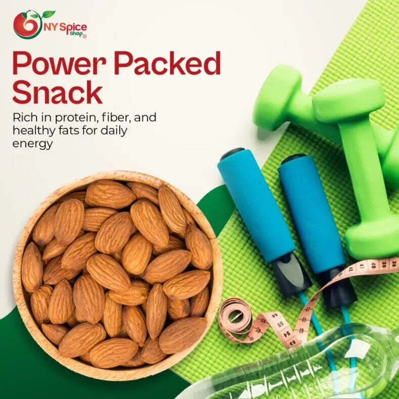 Raw Almonds 100% Premium Quality Item Weight 4oz-3lb