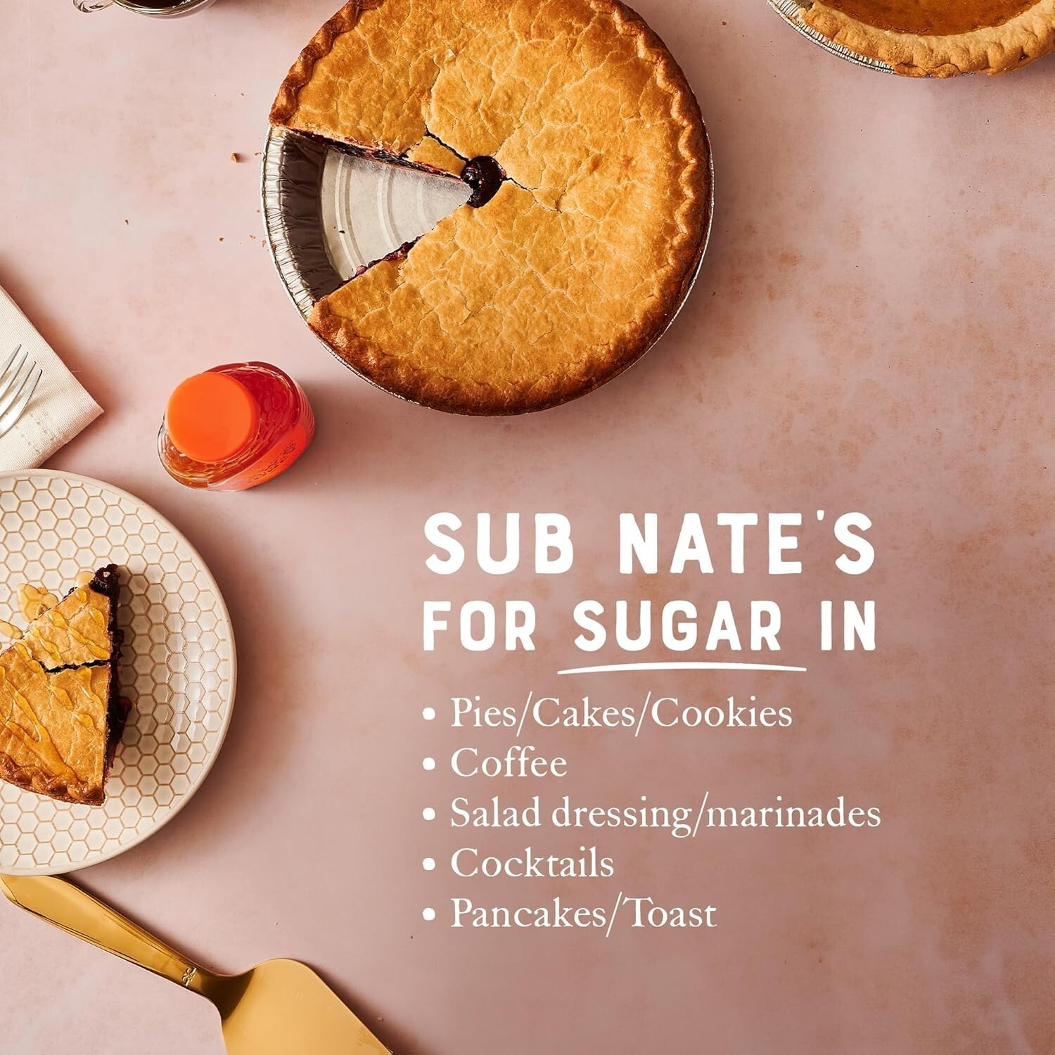 Nature Nate’s 100% Raw & Unfiltered Honey – Delicious Sweetener in 32oz Bottle