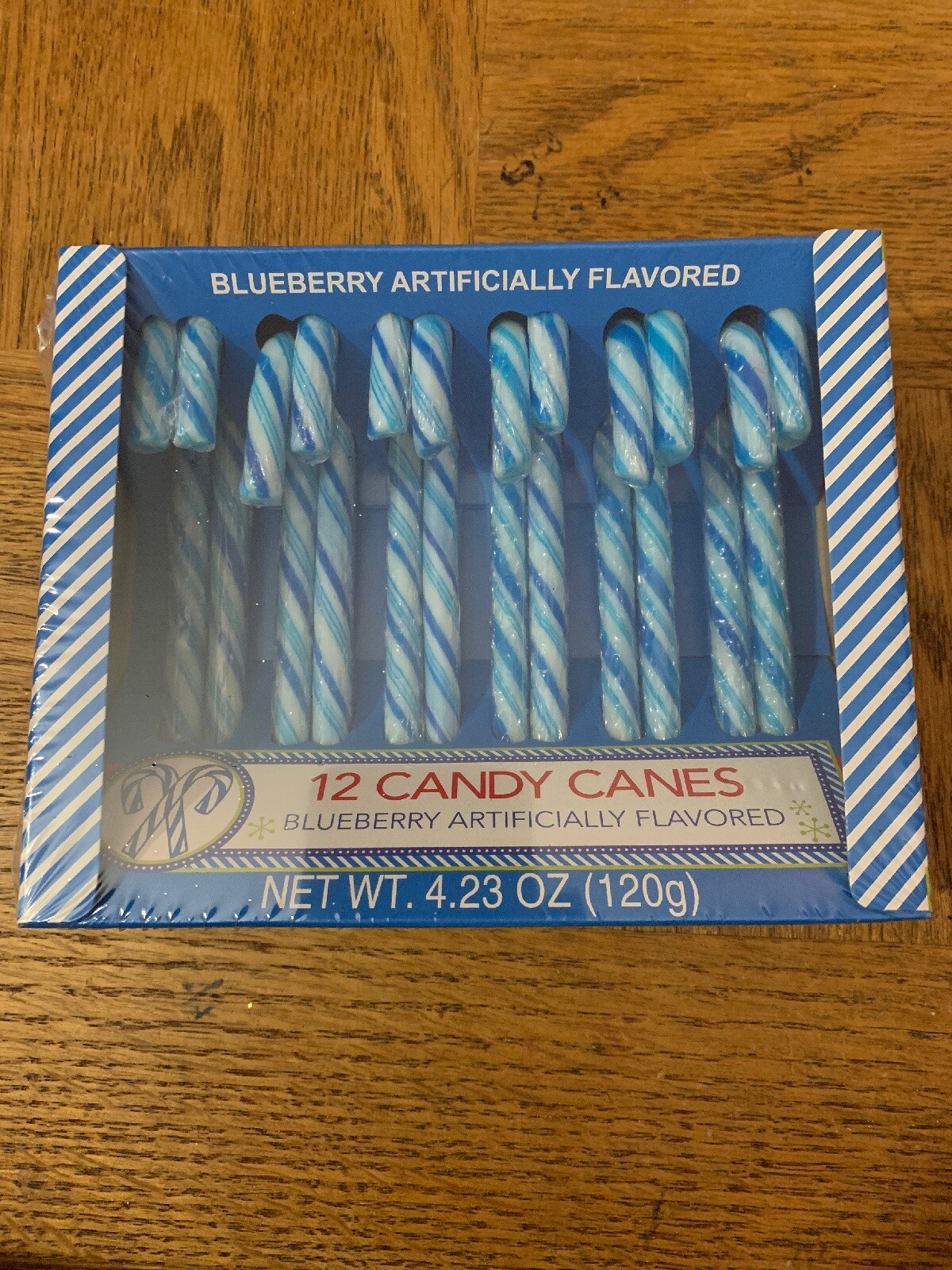 Blueberry Candy Canes-BRAND NEW-SHIPS SAME BUSINESS DAY