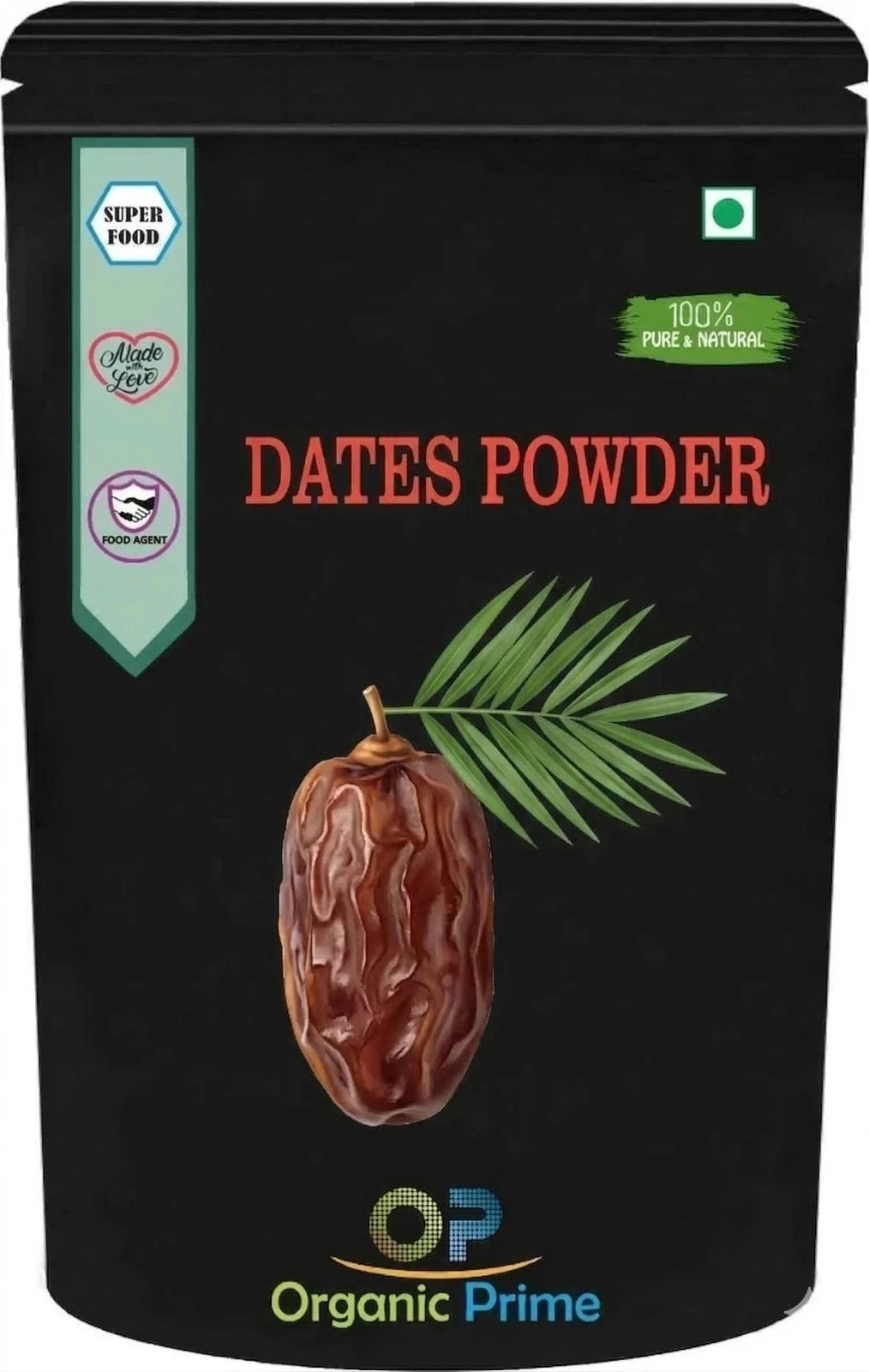 Organic Prime dates Powder Khajur | 100% Natural Sweetener & Sugar Substitute