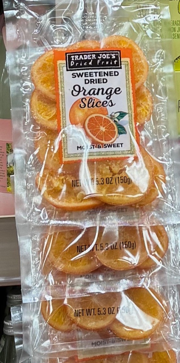 Trader Joe’s Sweetened Dried Orange Slices 5.3oz ea Bag Snack Garnish Appetizer