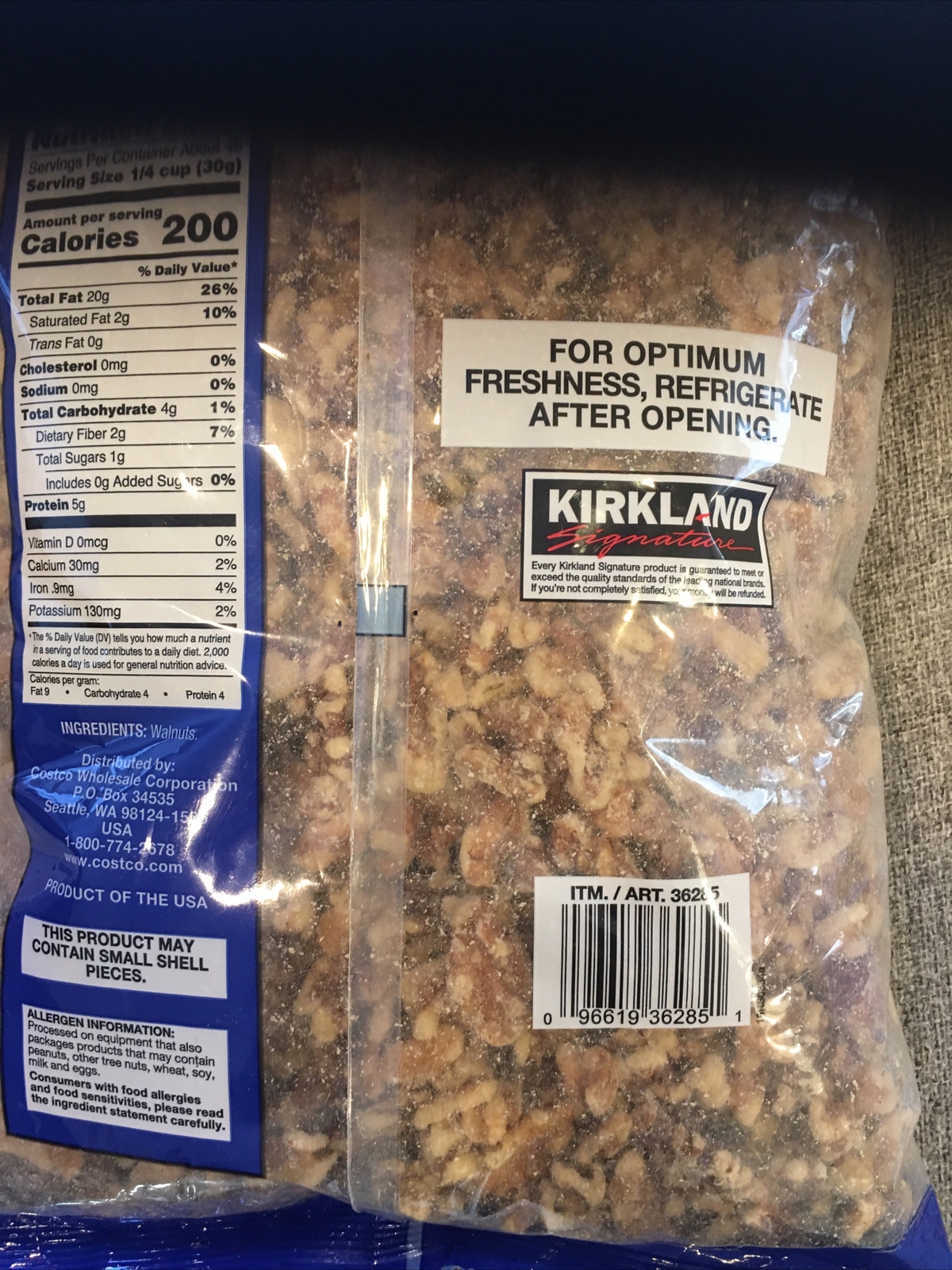 Kirkland Signature Walnuts 3 Pounds (48 Oz)