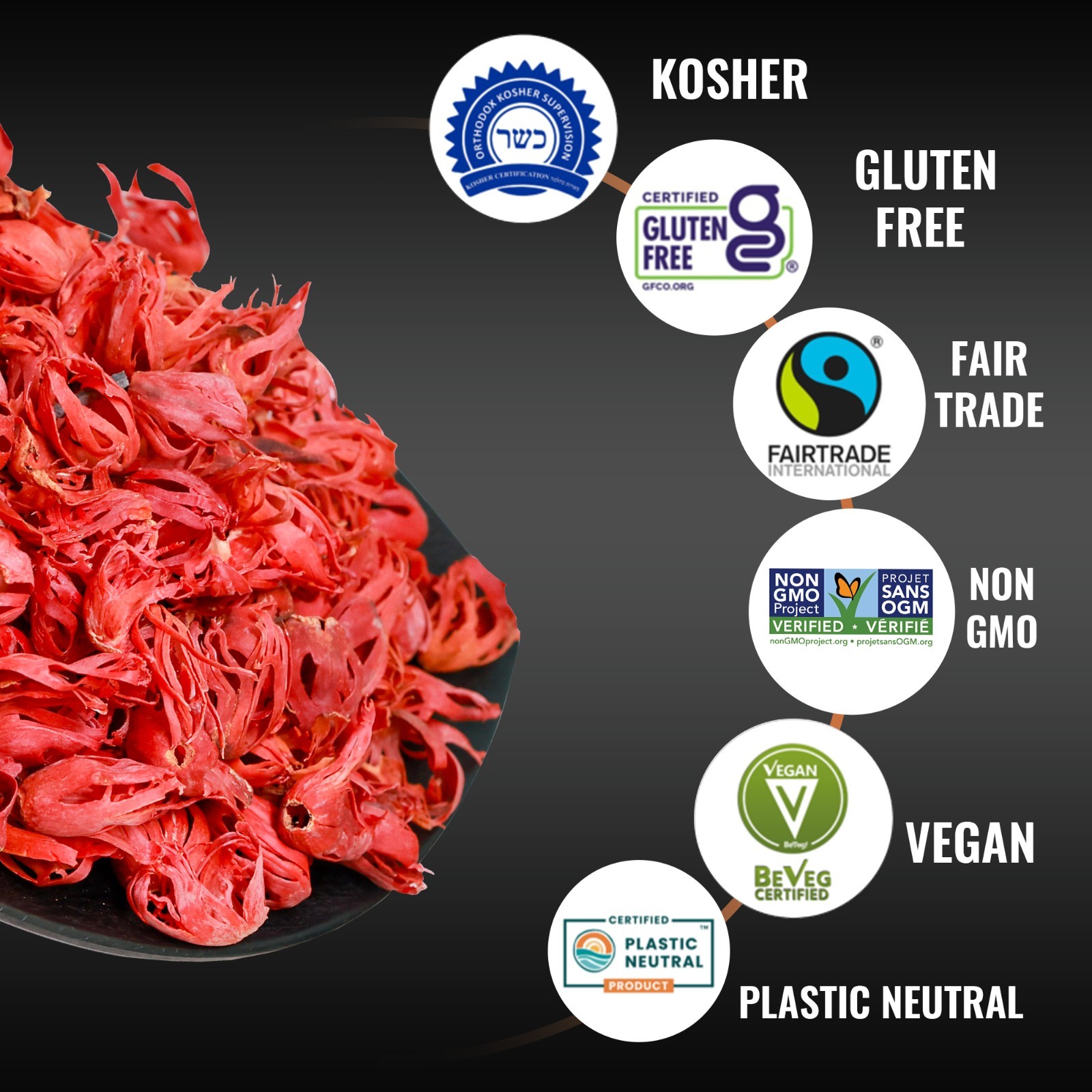 5Senses Mace Whole | Nutmace Maza | Single Origin Non-GMO, Fairtrade