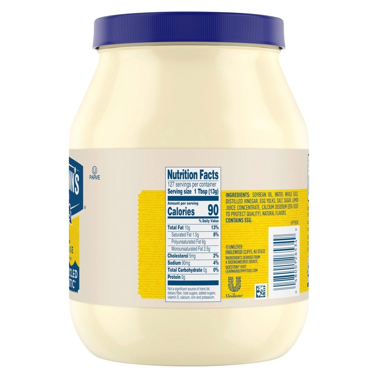 Hellmann’s Real Mayonnaise, 64 oz.