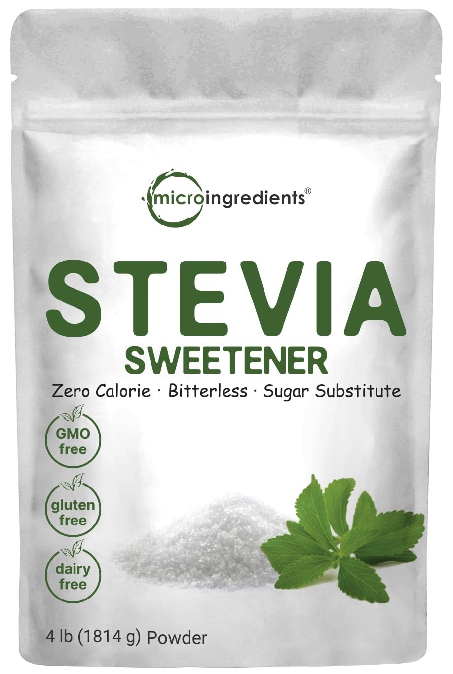 Stevia Sweetener Powder with Allulose, 4 lb 64 oz | Zero-Calorie Sugar Substi…