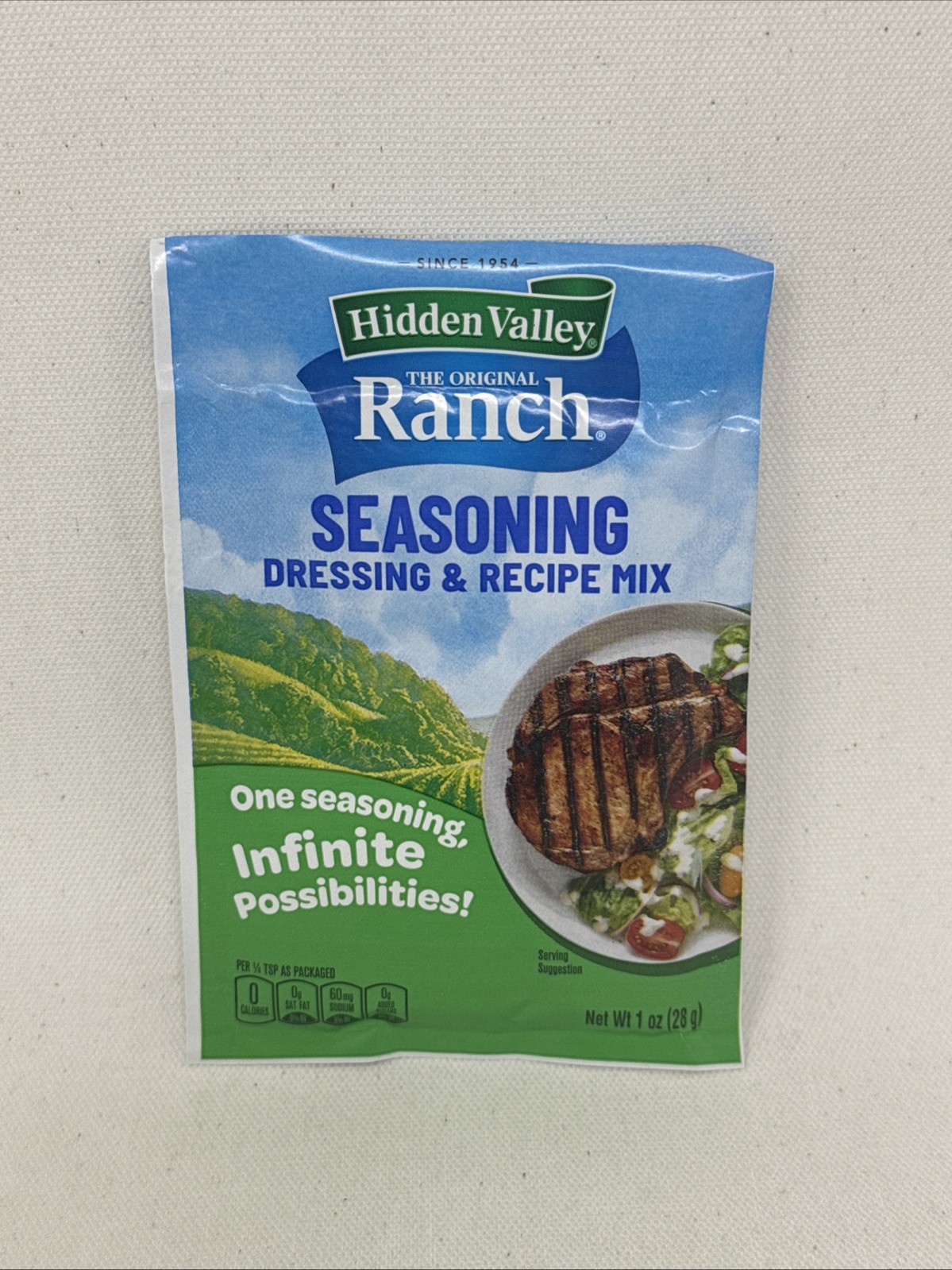 Hidden Valley Ranch Original Salad Dressing Mix 6 Packets – 1oz Packets