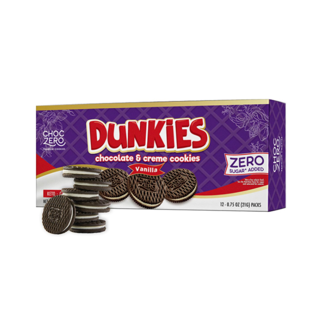 ChocZero Keto Chocolate Sandwich Cookies with Creme – Low Sugar Gluten