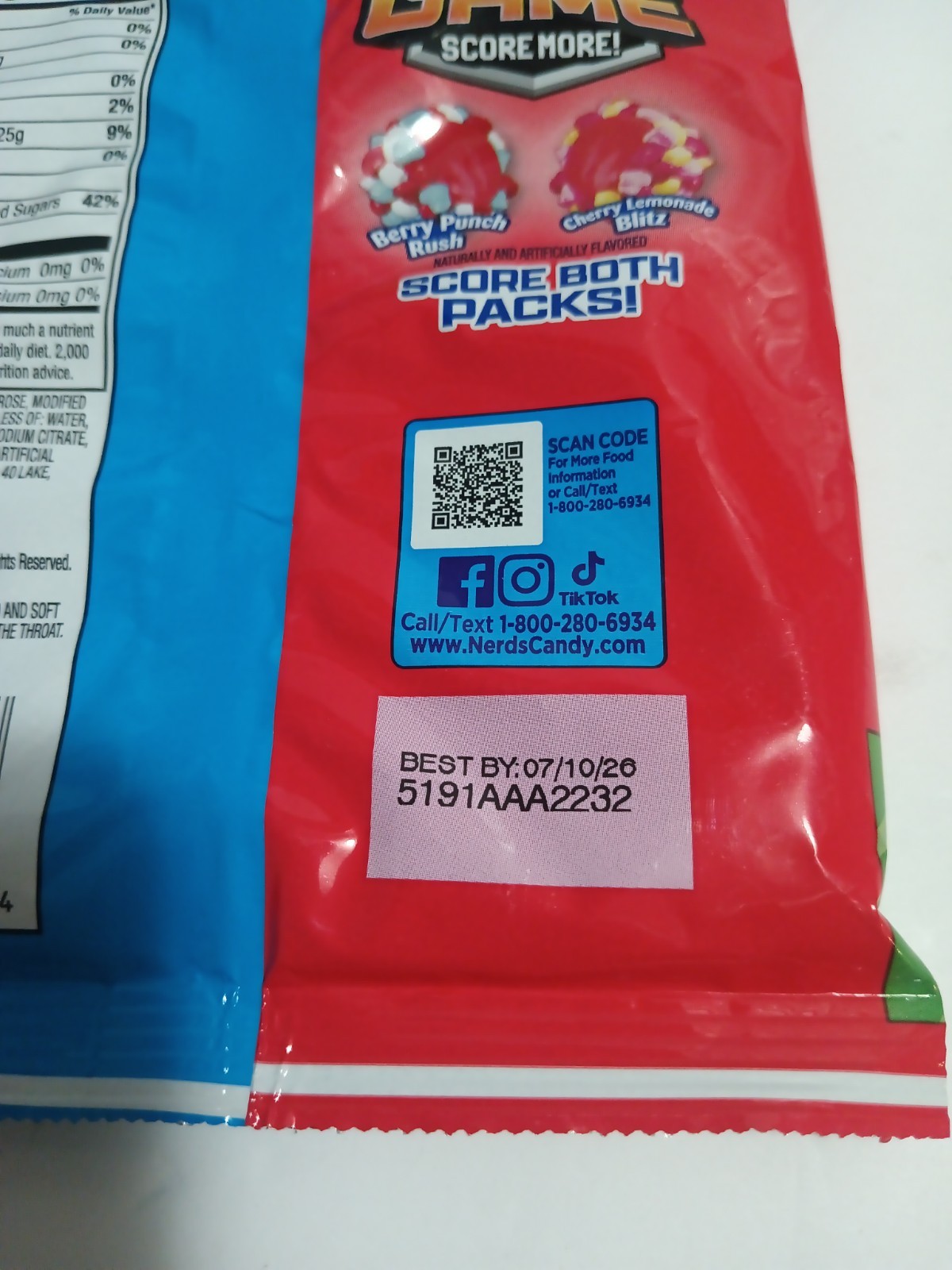 4 Bags Limited Time Nerds Gummy Clusters, Cherry Lemonade Blitz 5 oz, 2 Berry