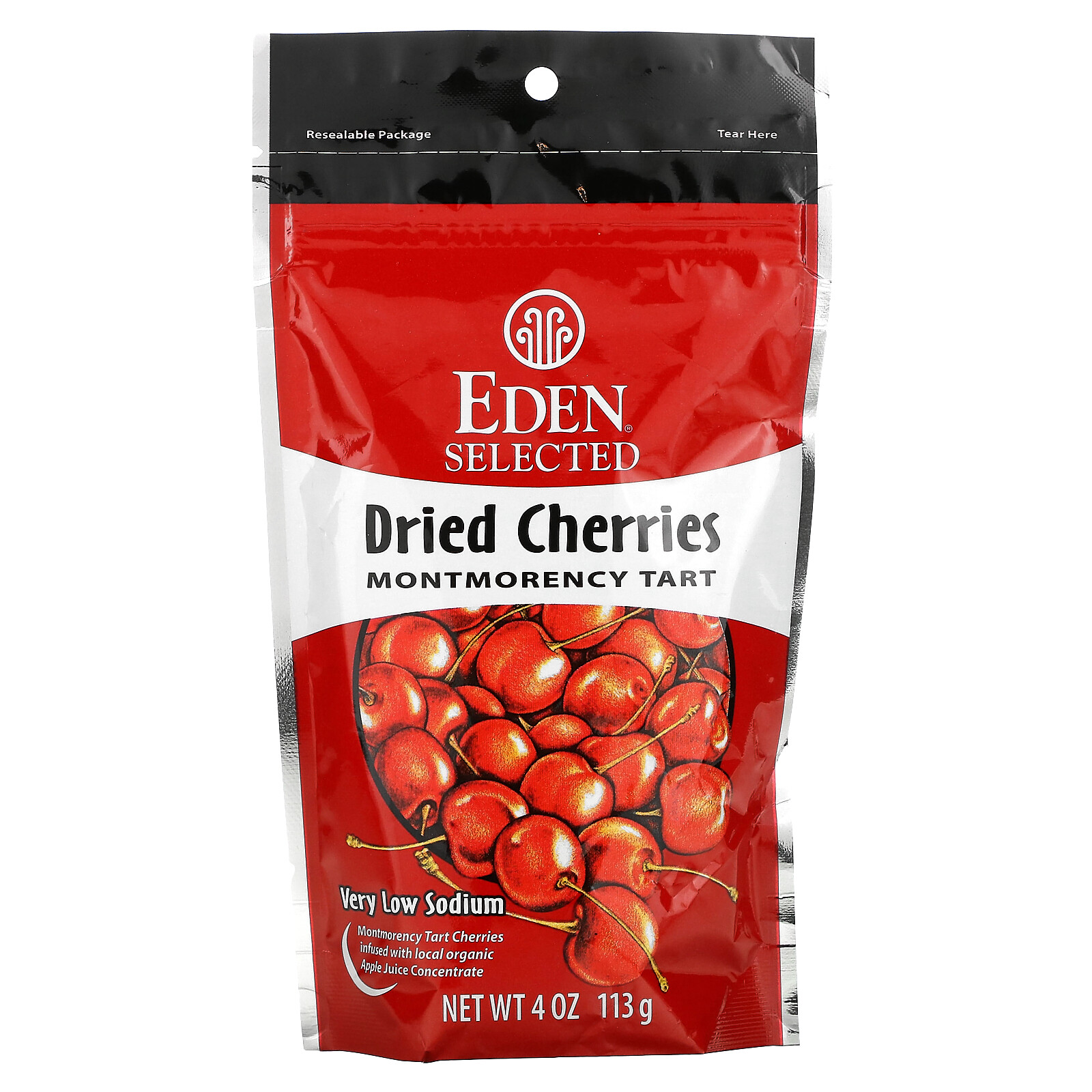 Eden Foods Selected Dried Cherries Montmorency Tart 4 oz 113 g Kosher