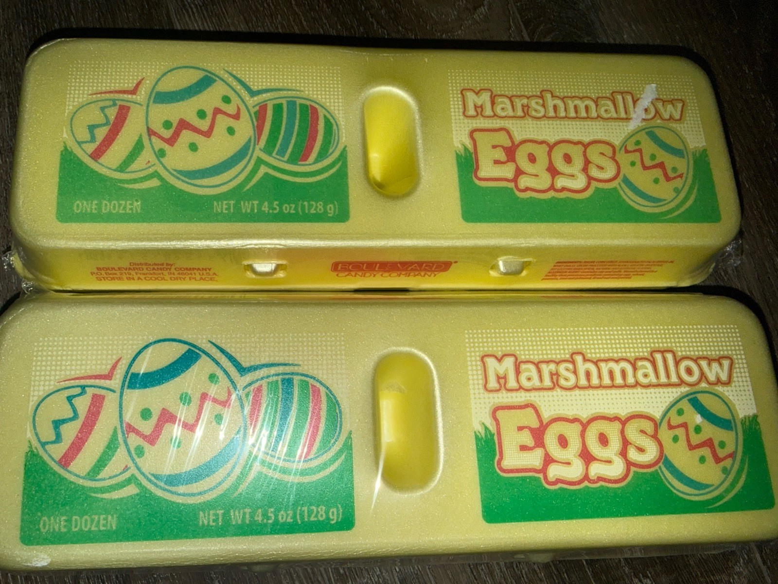 Boulevard Candy Company Chocolate Covered Marshmallow Eggs 2-Cartons Exp 10/2026