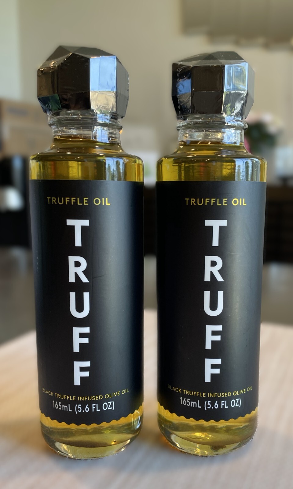 2 PACK – TRUFF Black Truffle Infused Olive Oil Truffle Oil – 5.6 fl. oz Bottles