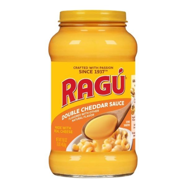 RAGU Double Cheddar Cheese Sauce, 16 oz, for Pasta Sauce and More