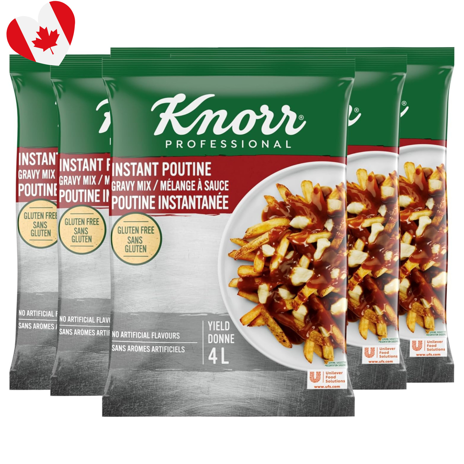 Knorr Professional Poutine Gravy Mix Gluten Free 430g – Pack of 6