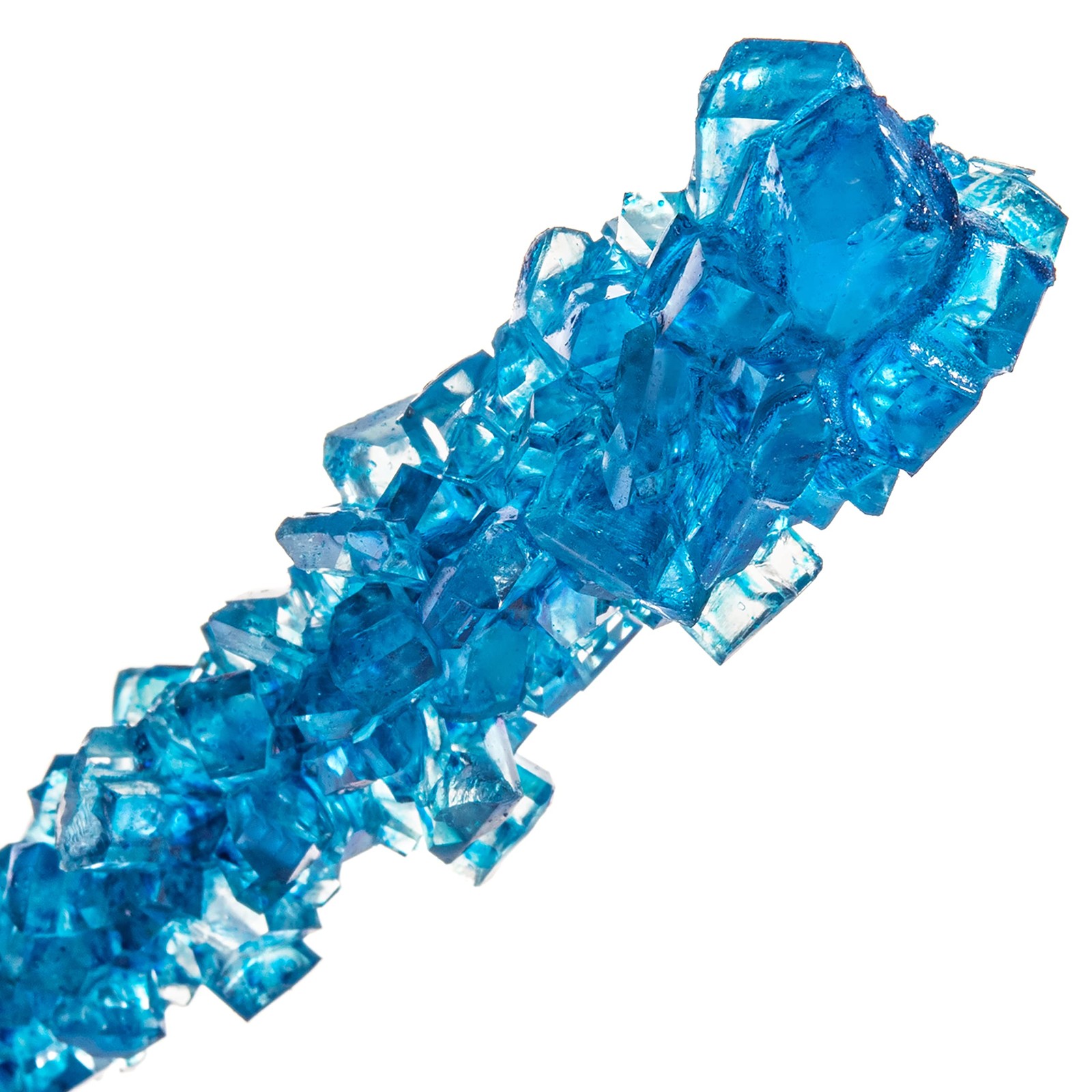 Blue Rock Candy Sugar Sticks Blue Raspberry Flavored 36 Individually Wrapped