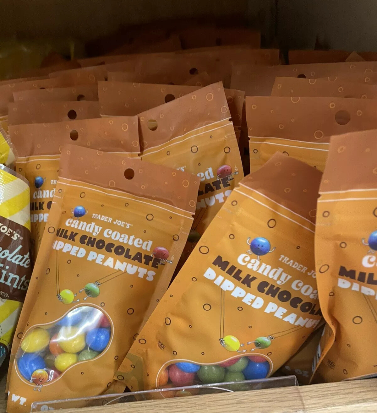 2 Pack Trader Joe’s Candy Coated Milk Chocolate Dipped Peanuts