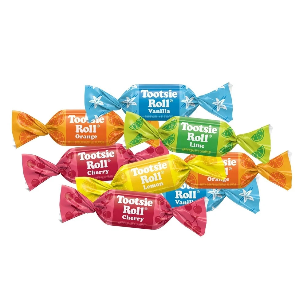 Tootsie Roll Fruit Chews Assorted Fruit Flavors 14.37 oz Gluten-Free Peanut FREE