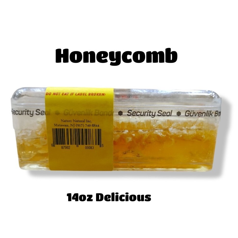 PREMIUM HONEY RAW GALLBERRY COMB 12oz 100% PURE UNFILTERED USA HONEYCOMB